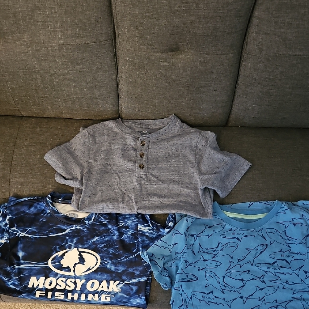 Boys Blue Shirt Lot
